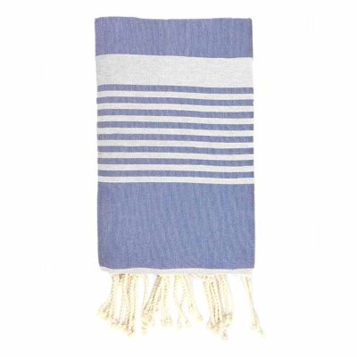 Hamam-towel Stripe blue-grey